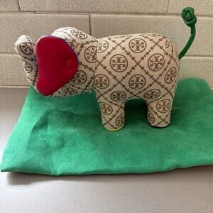 Tory Burch Monogram Elephant Figurine